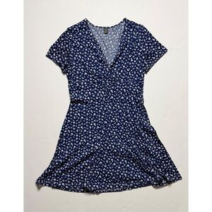 SHEIN Floral Blue Dress Size L
